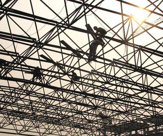 瓦房店厂房网架安装