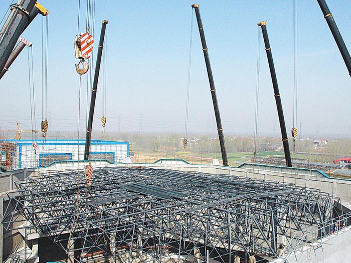 瓦房店网架高空滑移法